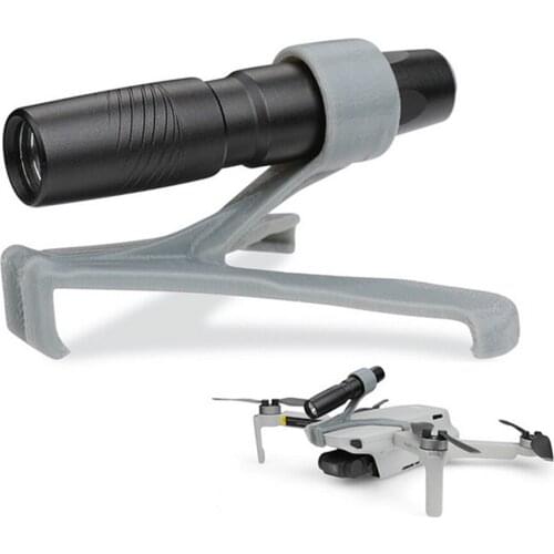 Lightweight Flashlight Torch Bracket Kit Quick Release Night Flight Searchlight Holder for DJI Mavic Mini Drone Spare Part