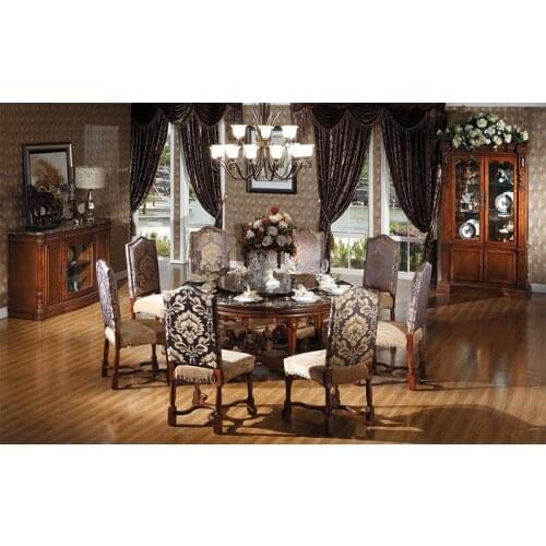 Hot sale high quality 6 seater solid wood dining table,marble dining talbe,home furniture GH160