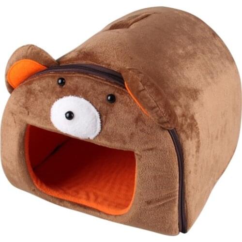 Small Pet Sleeping House Hamster Puppy Kitten Home Bed Soft Guinea Pig Nest Bed Mini Animals Hedgehog House bed Warm