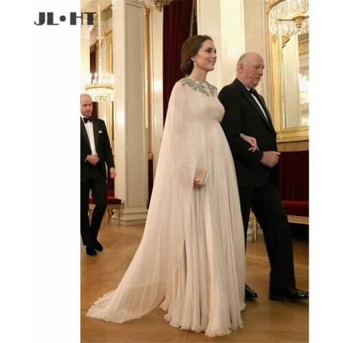 Muslim Arabic Evening Dresses Long with Hijab Prom Gown Appliques Beaded Floor Length Long Prom Dress Long Sleeves Evening Gowns