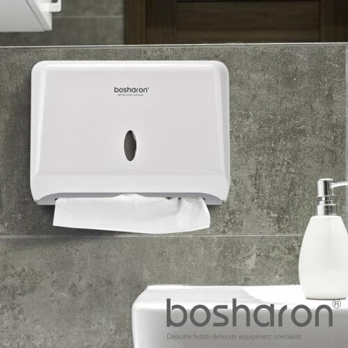 Modern Style Hand Towels Paper Dispenser Tissue Box Wall Mounted Bathroom Toilet Paper Holder Colors White AndTransparent Black