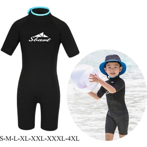 2mm Neoprene Diving Wetsuit Sun Protection Boys Girls Kids Swimming Wet Suit