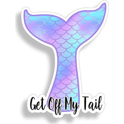 New mermaid decoration car stickers creative waterproof body scratches occlusion logo
