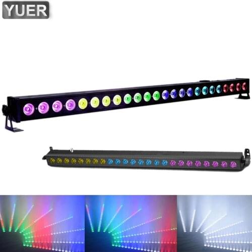 New 24x4W 4in1RGBW LED Wall Wash Super Large Light Angle DMX Control Device Suitable Disco DJ Stage Bar Decoration