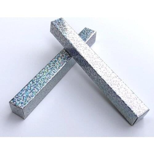 5000pcs Silver Gold Pink Shiny Eyeliner Packaging Paper Box Lipstick Pen Package Box Sample Eyeliner Gift Box