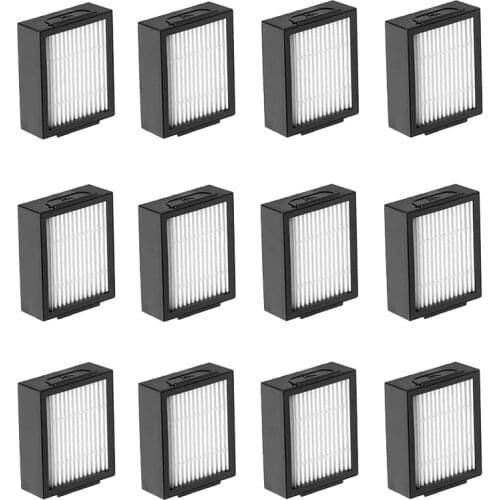 12 Packs Replacement Filters,for IRobot Roomba I7 I7+ E5 E6 Vacuum,Roomba I & E Series Replenishment Filter