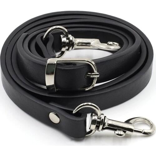 125*1.5cm PU Leather bag straps Crossbody Adjustable Bag Handles Black/Brown Diagonal Bag Lady Bag Accessories