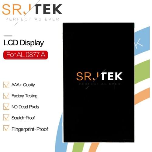 SRJTEK 10.1" Inch LCD Display For AL0877A SL101PC27D0877 TABLET TFT Inner LCD Display Screen Matrix Replacement Parts