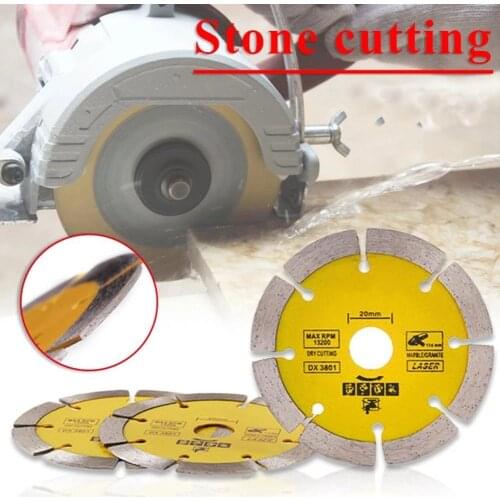 1/3pcs 110*20mm Diamond Saw Blade Cutting Disc Wheel Slice For Concrete Marble Tile Stone For Angle Grinder Cutting Machine