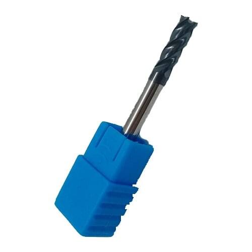 Free shipping - 5pcs 4mm Four Flutes Spiral Bit Milling Tools Carbide CNC Endmill Router bits hrc60 D4*11*D4*50