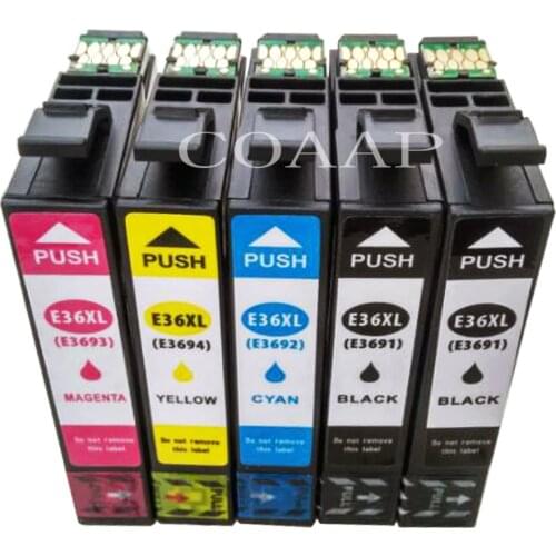 5 Compatible 36XL T3691 ink cartridge for EPSON XP-332a XP-325a printer