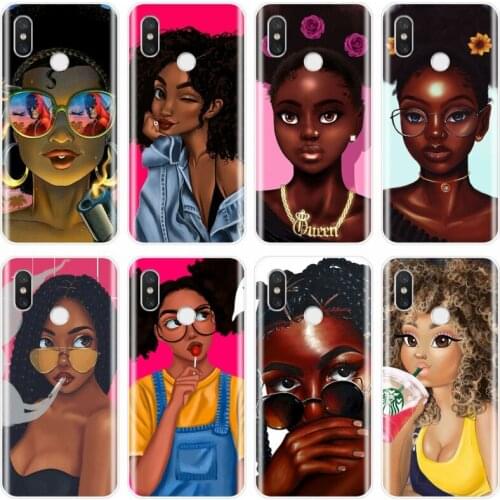 African Beauty Cover Soft Silicone TPU Phone Case For xiaomi 4 4S 5 5C 5S 5S PLUS 6 6X 8 Pro 8lite 8 9 SE MAX 2 3 3Pro