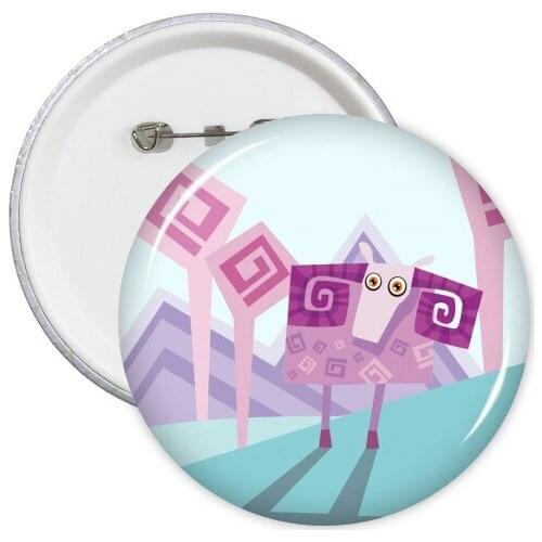 Aries Zodiac Constellation Clothes Backpack Decorate Badges Kawaii Cartoon Sticker Clothing Patche Kids Gift Decorative Brooches