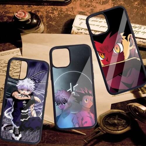 Anime Hunter x Hunters Phone Case PC for iPhone 11 12 pro XS MAX 8 7 6 6S Plus X 5S SE 2020 XR