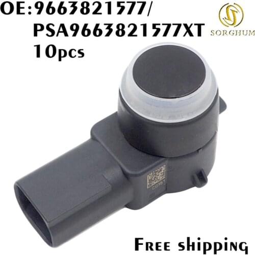10PCS Car PDC Parking Sensor For Peugeot 307 308 407 Rcz Partner Citroen C4 C5 C6 OEM PSA 9663821577 PSA9663821577 6590A5
