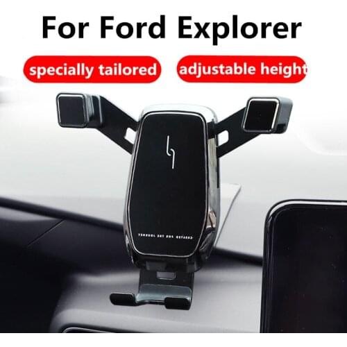For Ford Explorer Mobile Phone Holder Air Vent Mount Bracket Cell Phone Holder Clip Stand For Ford Explorer 2020 2021 Accessorie