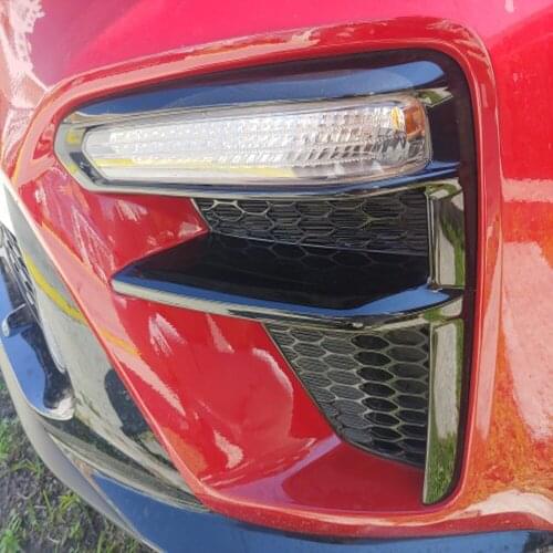 For Kia Cerato k3 2019 2020 Carbon Fiber Front Fog Light Cover Trim Fog Lamp Protector Bezel Cover Frame Car Styling Accessories