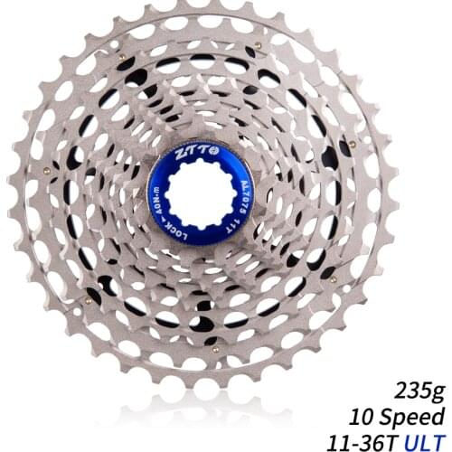 Ultimate 10 Speed 11-36T Bicycle Cassette ULT 10s Steel MTB Freewheel CNC for MTB Gravel Bike Compatible XX X0 M980 M780