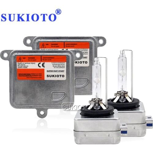 SUKIOTO Original OEM D1S 55W Ballast Kit Xenon D3S D8S Xenon Headlight Ballast Igniter D1s 4300K 5000K 6000K 8000K Car Lights