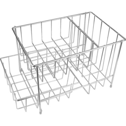 Kitchen Sink Bar Table 304 Stainless Steel Sundries Basket Storage Drawer Organizer VGN002