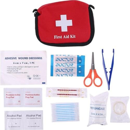 Mini Outdoor Camping Hiking Survival Travel Emergency First Aid Kit Bag