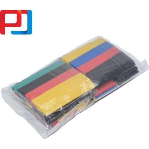 328Pcs/set Sleeving Wrap Wire Car Electrical Cable Tube kits Heat Shrink Tube Tubing Polyolefin 8 Sizes Mixed Color