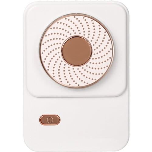 Portable Hanging Neck Fan USB Rechargeable 3 Speeds Adjustable With Lanyard USB Mini Fan for Outdoor Sports Travel