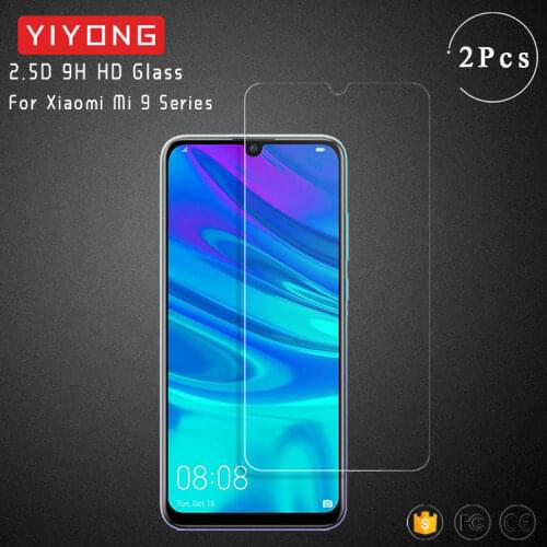YIYONG 2.9D Screen Glass For Xiaomi Mi9 SE Pro Mi8 Lite Tempered Glass Screen Protector For Xiaomi Mi 9 9T 8 Lite 6X 6 CC9 Glass