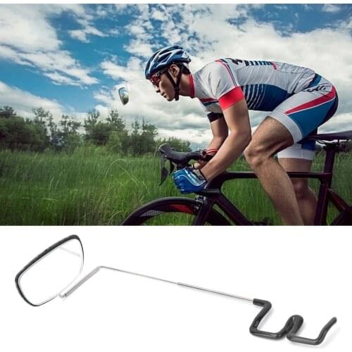 Adjustable Bike Rear View Glasses Durable Portable Bike Rear View Glasses 360 Degrees Rotatable Cycling Riding Rearview Mirror