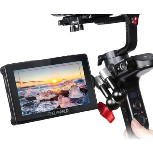 FEELWORLD F5 PRO 5.5 touchscreen on-camera monitor FHD 4K Power for Camera professional rotating on gimbal and camera portable