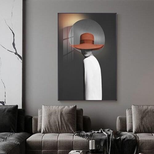 Fashion Cool Woman Poster Print Minimalism Wall Figure Canvas Painting Home Decoration Modern Art Picture for Living Room Aisle