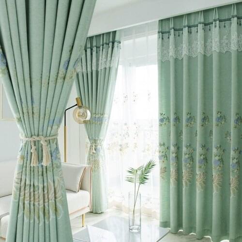 Modern and Simple Style Nordic Simple Relief Shading Curtain Screen Blackout Curtains for Living Room Curtains for Bedroom