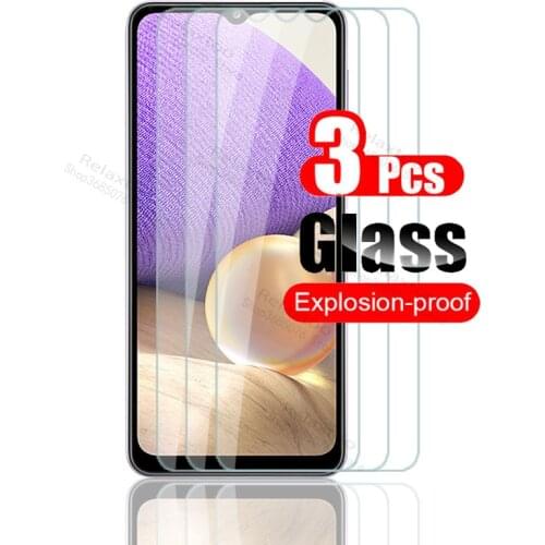3pcs glass samsun a32 case For samsung galaxy A 32 a32 a32glass 6.5'' protector samsunga32 smartphone 2021 protective film cover