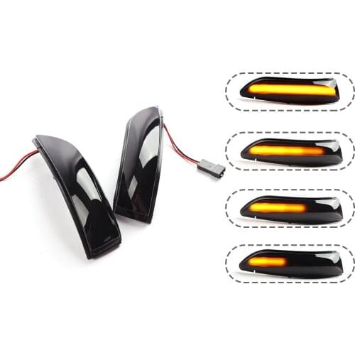 2Pcs LED Side Mirror Turn Signal Light Sequential For Mercedes Benz A Class W169 B Class W245 2005-2008 Rearview Mirror Lights