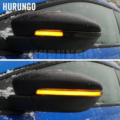 LED Dynamic Turn Signal Light For Volkswagen VW Polo MK5 6R 6C 2009 2010 2011 2012 2013 - 2017 Side Mirror Indicator Blinker