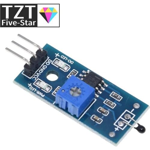 TZT Thermistor temperature sensor module thermal sensor module DO the digital output/temperature control switch For Arduino