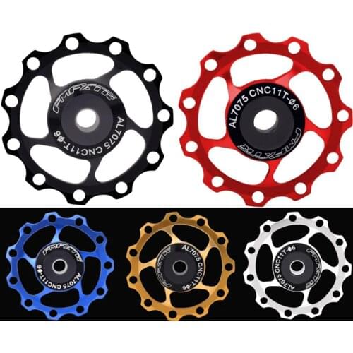 11T 13T Bike Rear Derailleur MTB Mountain Ceramic Alloy Bearing Pulley Jockey Wheel CNC Guide Roller Bicycle Parts
