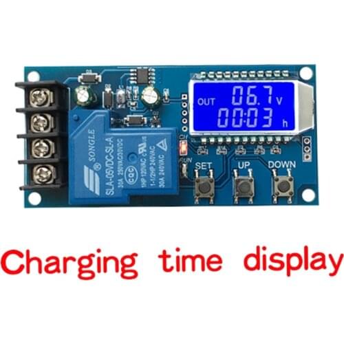 XY-L30A Battery Charger Control Module 30A DC 6-60V Battery Charger Control Module Overcharge Protection Control Switch 9.2x4.5c