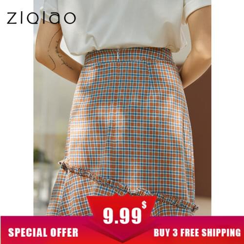 Женские осенние юбки ZIQIAO China At AliExpress