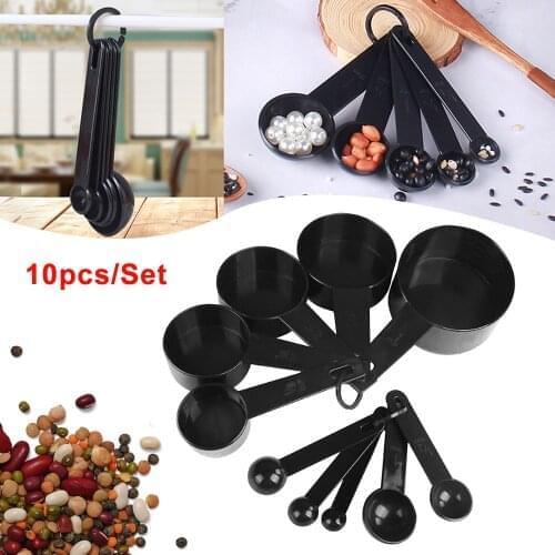 10pcs Kitchen Measuring Spoons Teaspoon Coffee Sugar Scoop Cake Baking Flour Measuring Cups Kitchen Cooking Tools