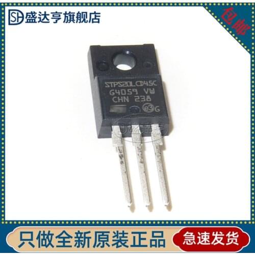 10Pcs/Lot STPS20LCD45C MARKING:STPS20LCD45C TO-220FSCHOTTKY DIODE 20A 45V