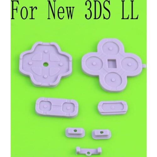 20 Set Conductive Rubber Pads Buttons Rubber Contacts Replacement for New 3DS XL for New 3DS LL