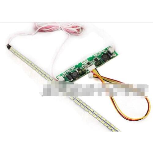 48 inch LED Aluminum Plate Strip Backlight Lamps Update Kit for LCD Monitor TV Panel 2 LED Strips 530mm Free Shipping