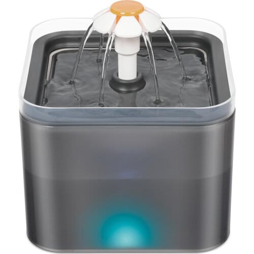 Cat Water Fountain Bowl Automatic Pet Water Feeder Dog Drinking Dispenser Bowl Container with LED Level Display