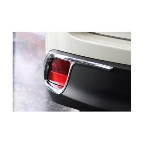 Car ABS Chrome Rear Fog Light Lamp Cover Trims for Highlander 2015