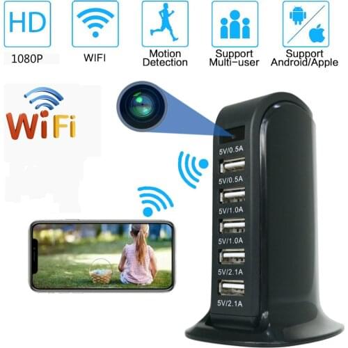 USB Adapter Charger Mini WIFI Camera 1080P HD IP camera Wireless Security Camera Baby Cam Monitor Camcorder Smart Home Camera