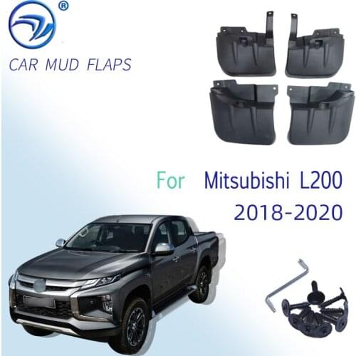 Mud flap template for MITSUBISHI L200 2018-2020 Car Mud Flaps Mud Flap Mudguards Fender