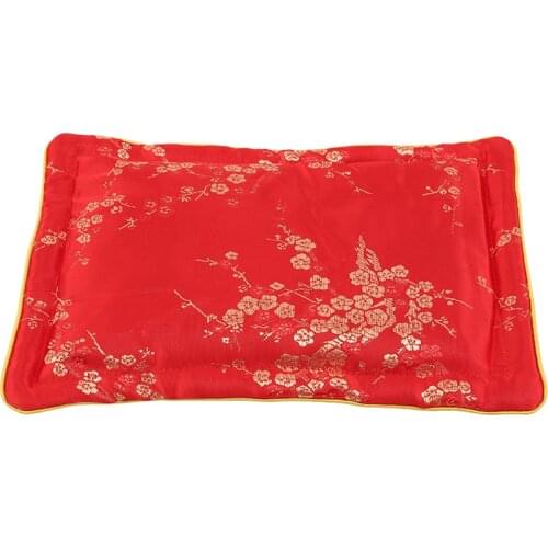 Cotton + Polyester Material Cassia Filled Baby Pillow Gold Border Embroidery Party Blessing Baby Style Anti-headrest Pillowcase