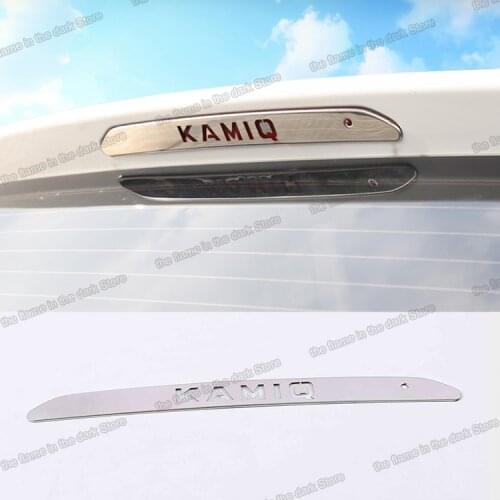 Lsrtw2017 Stainless Steel Rear Brake Light Pabel Trims for Skoda Kamiq 2018 2019 2020 Accessories Auto Styling