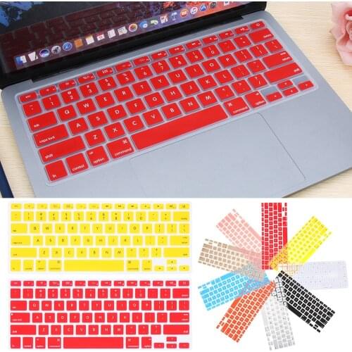 Soft Silicone Keyboard Cover Case Keyboard Protector Film For Apple Macbook Pro Air 13" 15" 17" Laptop Accessories